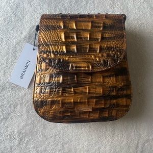 RARE NWT Brahmin Everlee in Tiger’s Eye Melbourne